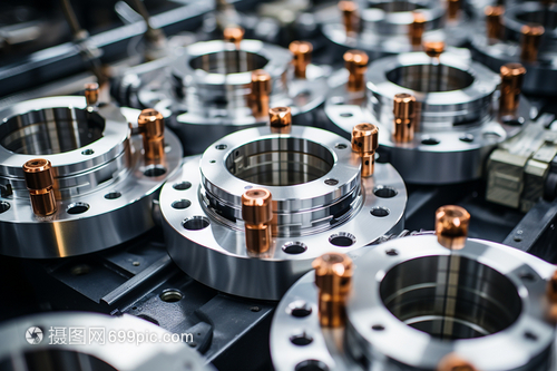 工廠生產(chǎn)出的金屬零件